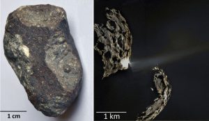 Encyclopedie environnement - origine de la vie - comete et meteorite