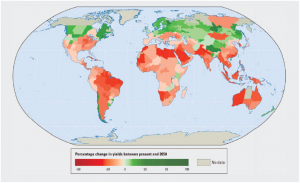 Encyclopédie environnement - changement climatique - Impacts changement climatique récoltes