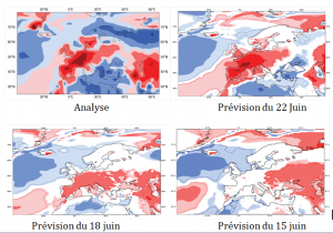 Encyclopédie environnement - prévision météorologique - prévision canicule juillet 2015