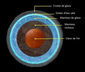 Encyclopedie environnement - extremophiles - interieur de Ganymede