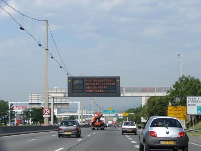 Encyclopédie environnement - droit qualité de l'air - limitation de vitesse sur l’autoroute lors d’un épisode de pollution