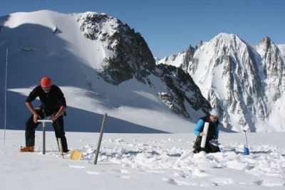 glaciers - glaciers montagnes - alpes - mont blanc - carottage - encyclopedie environnement