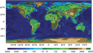 环境百科全书-生物圈，水圈和冰冻圈模型-ECWMF预测模型中的大陆地貌和海洋