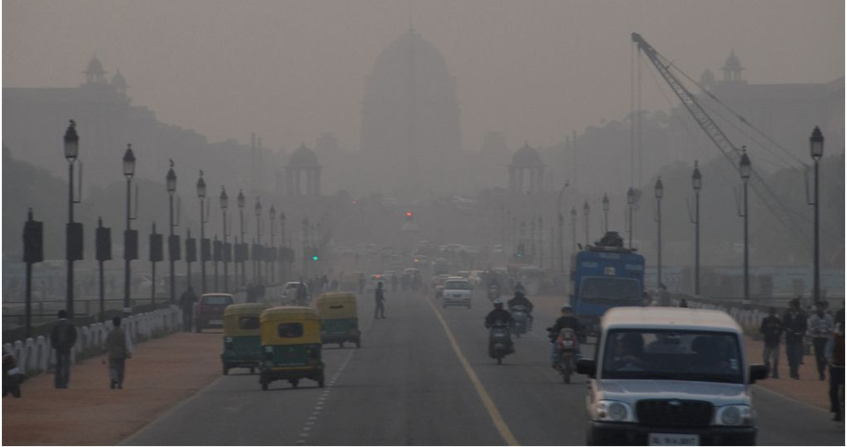 smog new delhi - pollution air - encyclopedie environnement