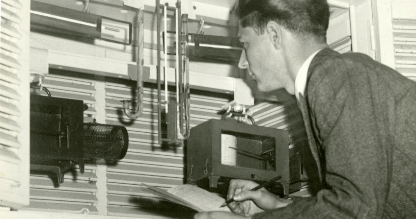 observation meteorologique annees 1950 - meteo 1950 - meteorological observations