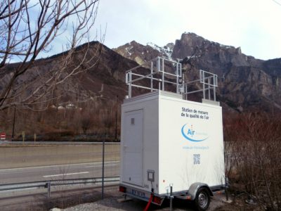 station mobile mesure emissions particules pollution - mesure pollution air 
