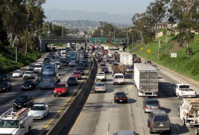 car pollution - highway - usa highway - los angeles - pollution