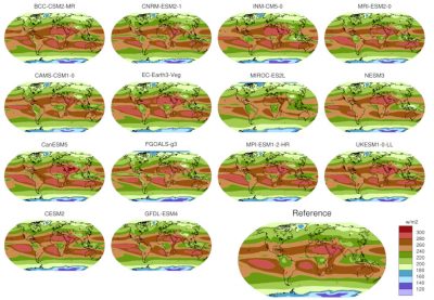 rayonnement infrarouge atmosphere terrestre modele climat 