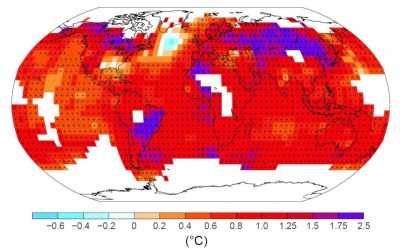 evolution temperature terre 1901-2012 - temperature terre surface