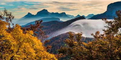 Foehn effect - chartreuse alps