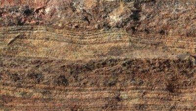 环境百科全书-自然环境中流体的分层和不稳定性-沉积作用产生的地质分层的实例
