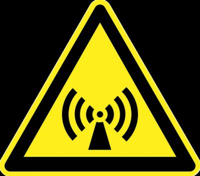 Pictogramme signalisation rayonnements non-ionisants